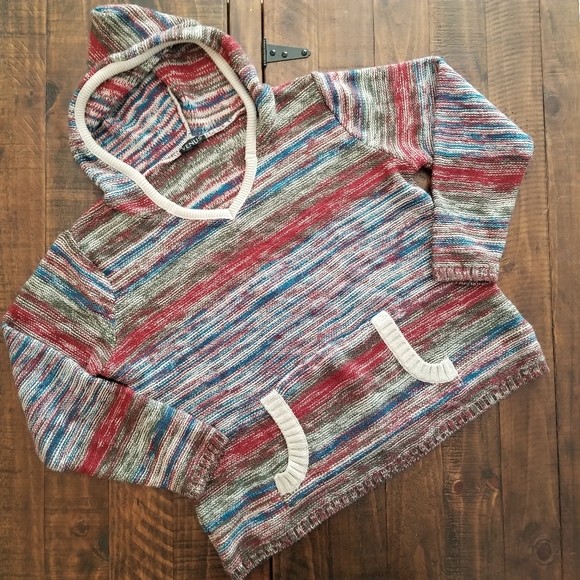 VENUS Sweaters - Venus Hoodie Sweater Pouch Pockets Multi color fits Large Hooded Knit